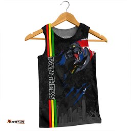 Amazing Aussie Penrith Panthers Happy Australia Day Flag Scratch Style Men Tank Top