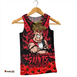 Amazing Aussie St Kilda Ripped Legacy Of The Game The ANZAC Spirit Lives On Men Tank Top