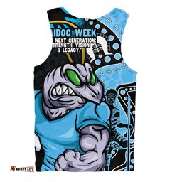 Amazing Aussie New South Wales Blues NAIDOC Indigenous Warrior Spirit Men Tank Top
