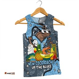 Amazing Aussie New South Wales Cockroaches Custom Australian Big Things Men Tank Top