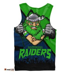 Amazing Aussie Canberra Raiders Fearless Soul Series Men Tank Top