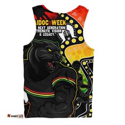 Amazing Aussie Penrith Panthers NAIDOC Indigenous Warrior Spirit Men Tank Top