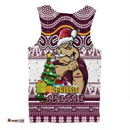 Amazing Aussie Queensland Maroons Aussie Ugly Christmas For Die Hard Fan Supporters Men Tank Top