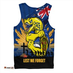Amazing Aussie Parramatta Eels Fearless ANZAC Defender Men Tank Top