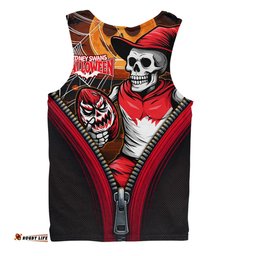 Amazing Aussie Sydney Swans Halloween Night Reaper Zipper Men Tank Top