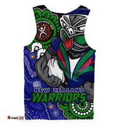 Amazing Aussie New Zealand Warriors Power Through Generations NAIDOC Edition Men Tank Top