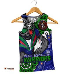 Amazing Aussie New Zealand Warriors Power Through Generations NAIDOC Edition Men Tank Top