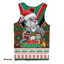 Amazing Aussie South Sydney Rabbitohs Custom South Sydney Rabbitohs Santa Aussie Big Things Men Tank Top