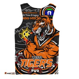Amazing Aussie Wests Tigers Spirit Of NAIDOC Series Men Tank Top