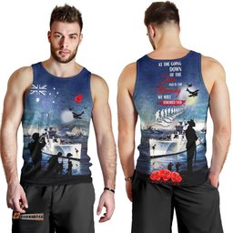 Australia Anzac Day Men Tank Top - At The Going Down Of The Sun Tank Top