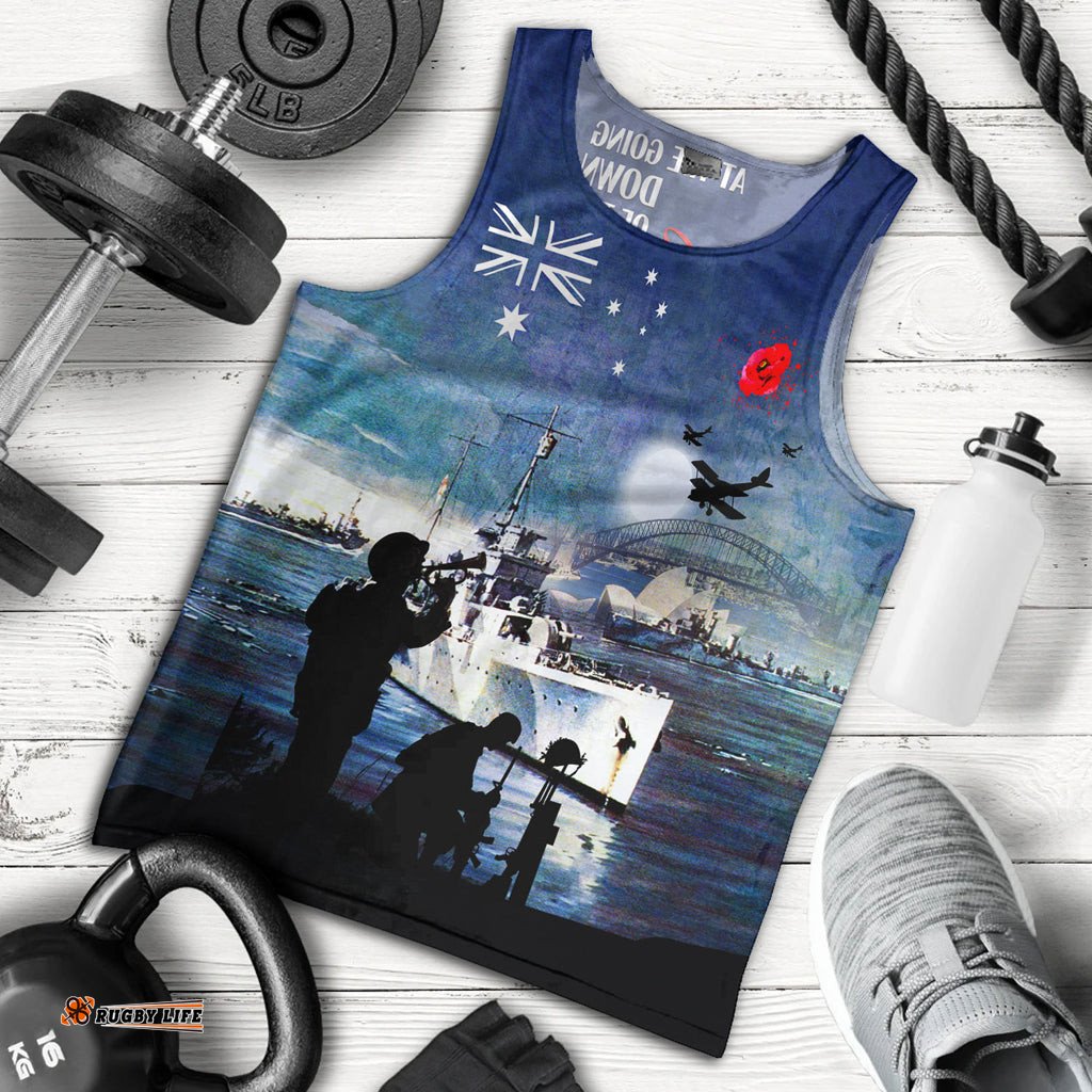 Australia Anzac Day Men Tank Top - At The Going Down Of The Sun Tank Top