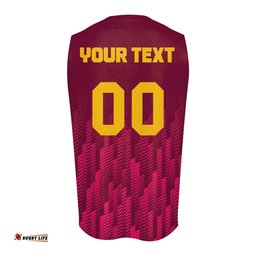 Brisbane Broncos Men's Oneck Tank Top Logo Sport Ombre - NRL