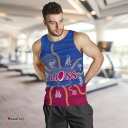 Brisbane Men's Tank Top Proud Lions Simple