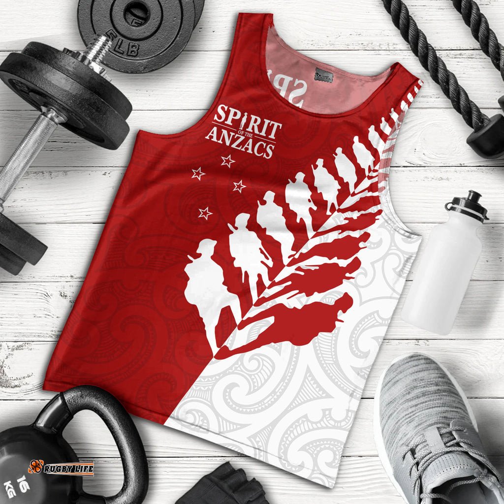 Australia Anzac Day Custom Men Tank Top - Spirit Of The Anzacs Tank Top