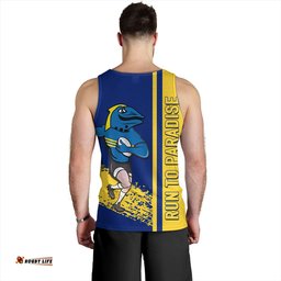 Parramatta Eels Sport Men's Tank Top - Parramatta Eels Mascot Quater Style