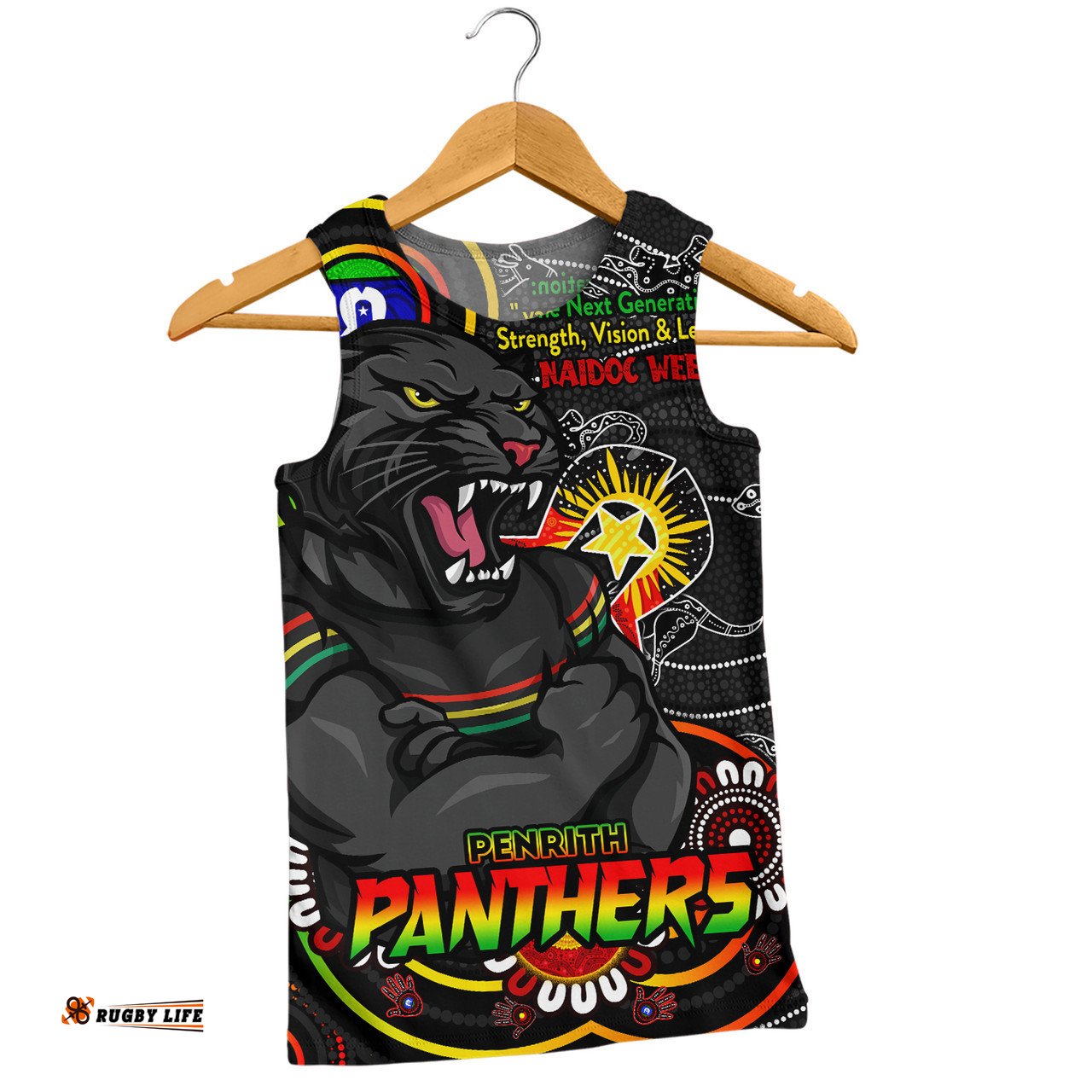 Amazing Aussie Penrith Panthers Spirit Of NAIDOC Series Men Tank Top