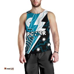Power Men Tank Top Thunda Port Adelaide
