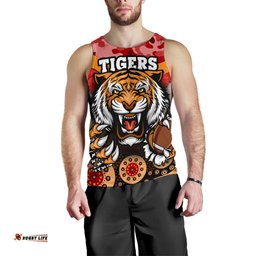 Tigers Men's Tank Top Wests Anzac Day Special version