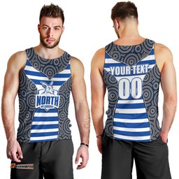 AFL - North Men Tank Top Mix Dot Aboriginal