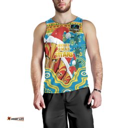 Gold Coast Titans Christmas Men Tank Top - Merry Titans Christmas Indigenous Men Tank Top
