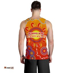 Naidoc Suns Men Tank Top Gold Coast Indigenous Style