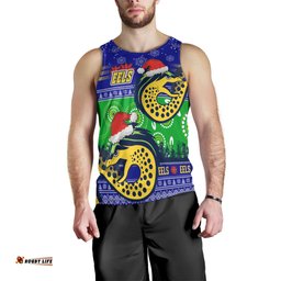 Parramatta Eels Christmas Men Tank Top - Parramatta Eels Ugly Christmas And Aboriginal Patterns Men Tank Top