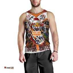 Australia Tigers Christmas Men Tank Top - Merry Tigers Christmas Indigenous Men Tank Top