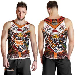 Australia Tigers Christmas Men Tank Top - Merry Tigers Christmas Indigenous Men Tank Top