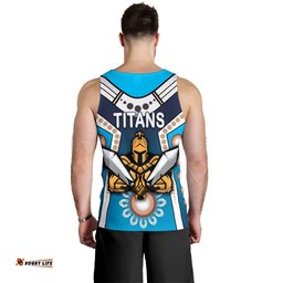 Gold Coast Men's Tank Top Titans Gladiator Simple Indigenous