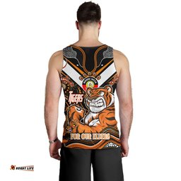 Wests Tigers Naidoc Week Custom Men Tank Top - For Our Elders Home Jersey Tank Top