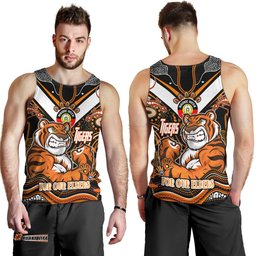 Wests Tigers Naidoc Week Custom Men Tank Top - For Our Elders Home Jersey Tank Top