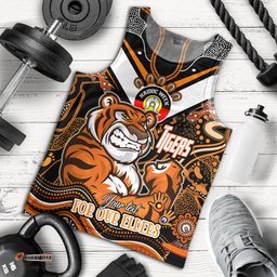 Wests Tigers Naidoc Week Custom Men Tank Top - For Our Elders Home Jersey Tank Top