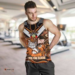 Wests Tigers Naidoc Week Custom Men Tank Top - For Our Elders Home Jersey Tank Top