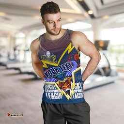 North Queensland Cowboys Custom Men Tank Top - Super North Queensland Cowboys Cows Indigenous Aboriginal Inspired