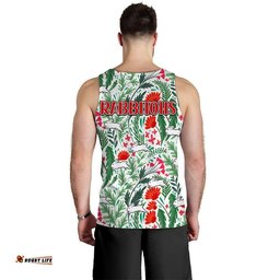 Rabbitohs Poppy Flowers Field Men Tank Top