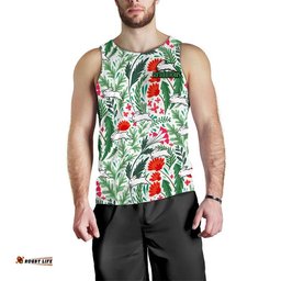 Rabbitohs Poppy Flowers Field Men Tank Top
