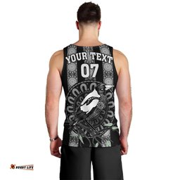 Personalised Collingwood Football Men Tank Top Champions GO Magpies
