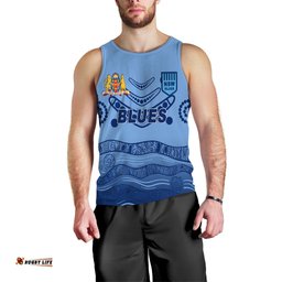 New South Wales Blues Aboriginal Indigenous Men Tank Top -