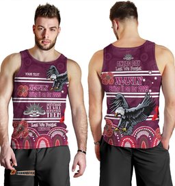 Manly Warringah Sea Eagles Anzac Custom Men Tank Top - Manly Bring it on 2023 Tank Top