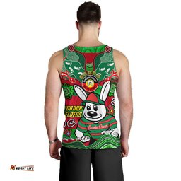 South Sydney Rabbitohs Custom Men Tank Top - For Our Elders Home Jersey Tank Top