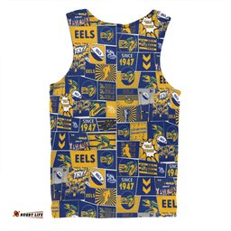 Parramatta Eels Men Singlet - Team Of Us Die Hard Fan Supporters Comic Style Men Singlet