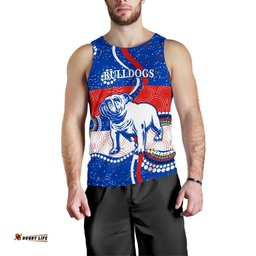 Western Men's Tank Top Bulldogs Unique Indigenous