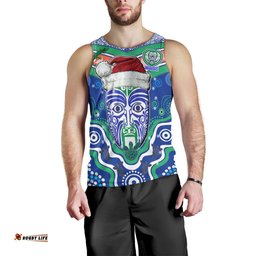 New Zealand Warriors Christmas Men Tank Top - Merry New Zealand Warriors Christmas Indigenous Men Tank Top