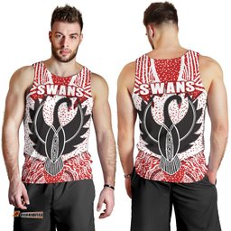Sydney Men Tank Top Indigenous Swans