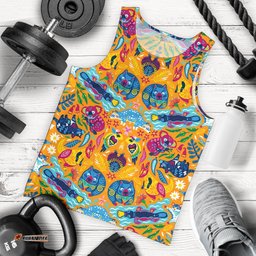 Men Tank Top - Australia Animals Mens Tank Color Art