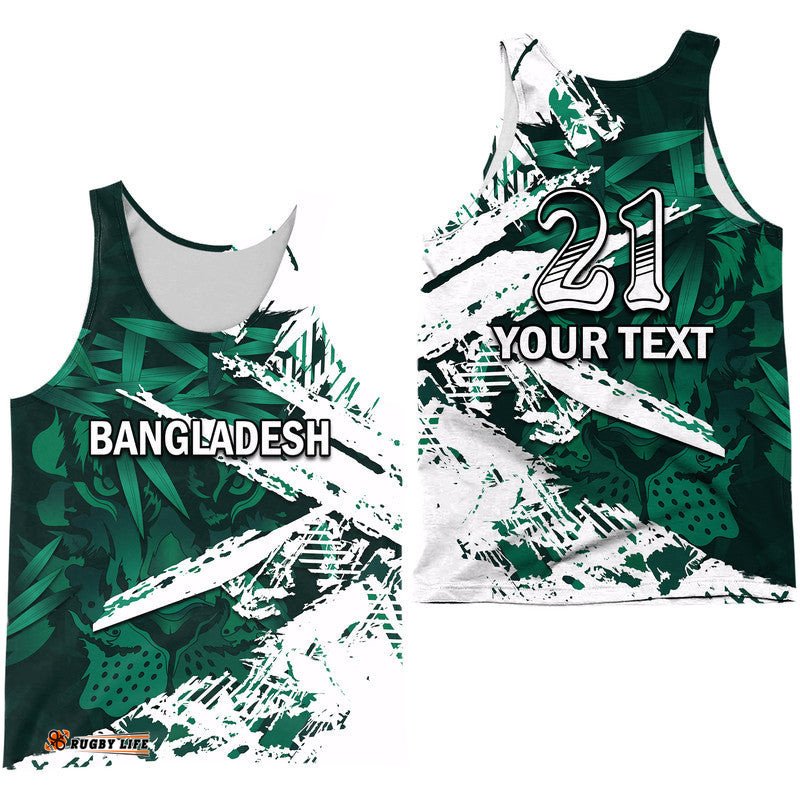 (Custom Personalised) Bangladesh Cricket Team Men Tank Top Special Bangla Tigers