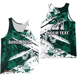 (Custom Personalised) Bangladesh Cricket Team Men Tank Top Special Bangla Tigers