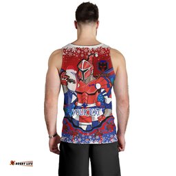 Newcastle Knights Christmas Men Tank Top - Merry Christmas Newcastle Knights Indigenous Men Tank Top