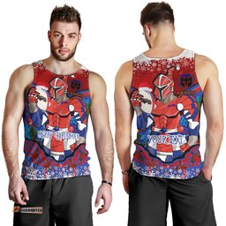 Newcastle Knights Christmas Men Tank Top - Merry Christmas Newcastle Knights Indigenous Men Tank Top