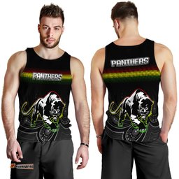 Black Panthers Rugby League Aboriginal Men Tank Top -